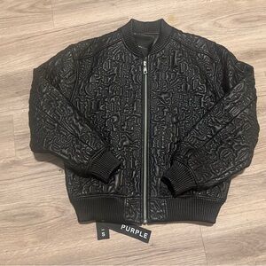 Purple Leather Jacket